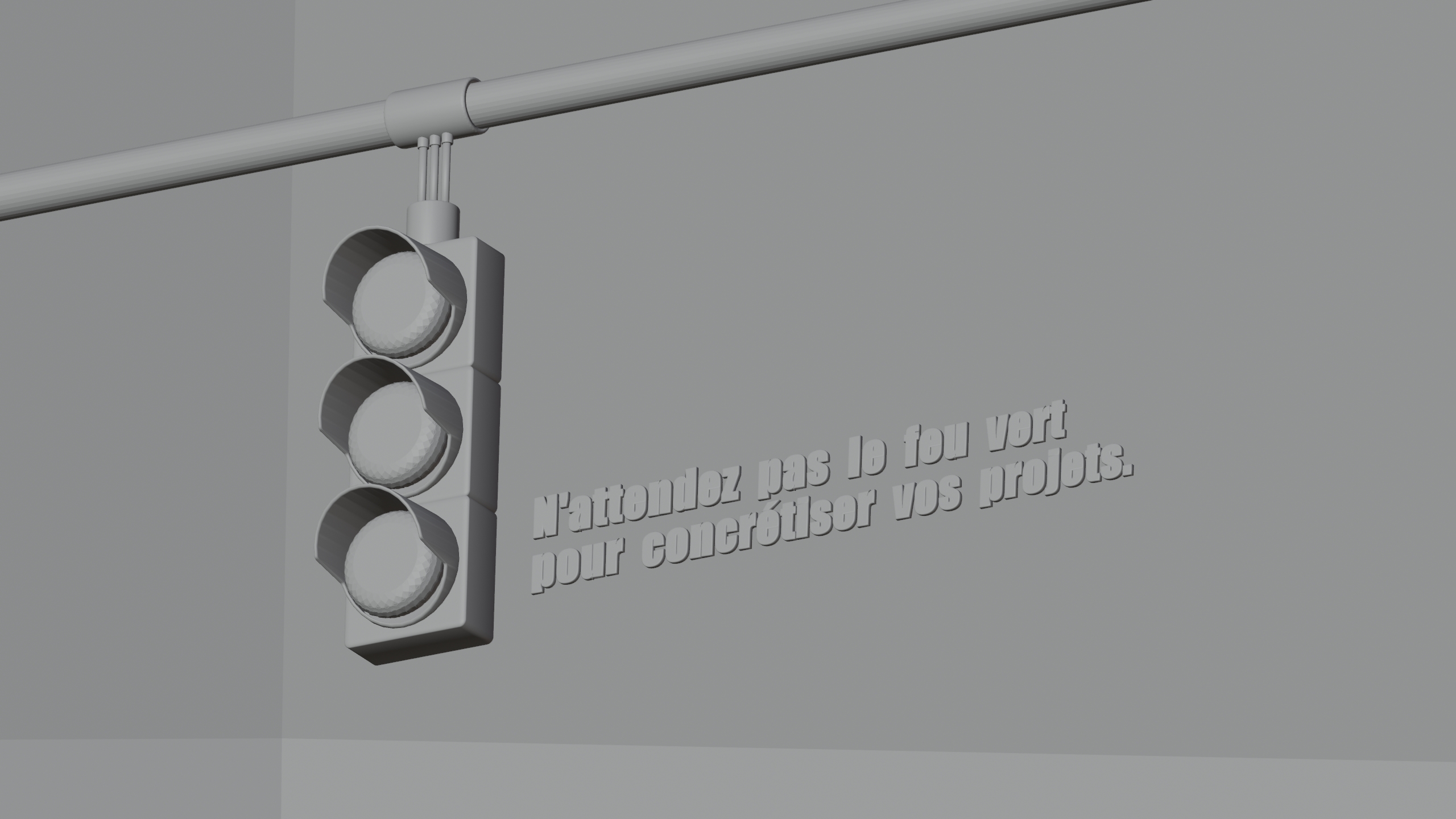 Fond écran feux de circulation mat